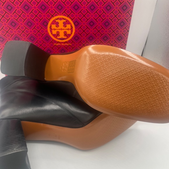 Tory Burch Blossom Black Booties - Picture 3 of 8
